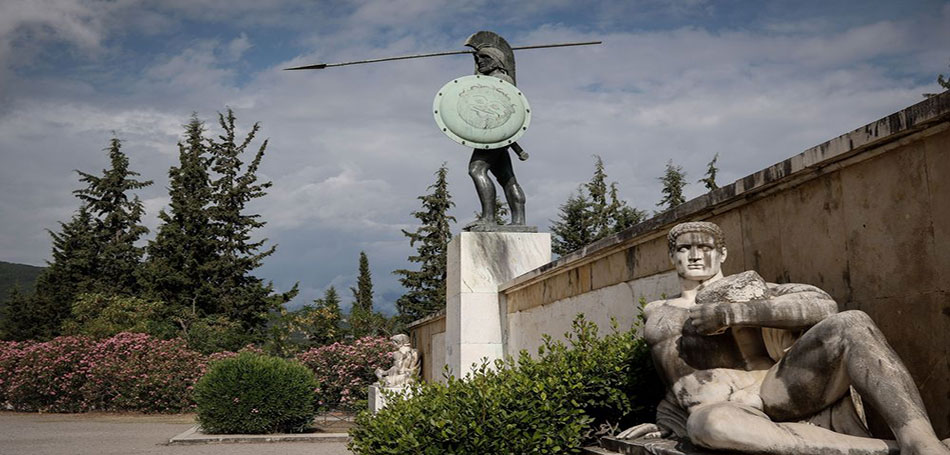 άγαλμα του Λεωνίδα στην Σπάρτη